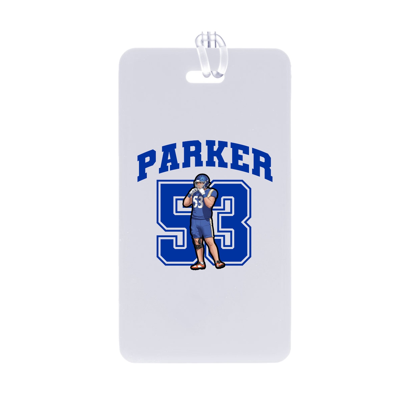 Bag Tag — Number in Classic