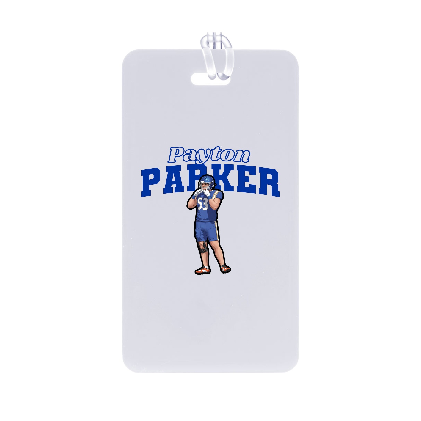 Bag Tag — Name Arch in Classic