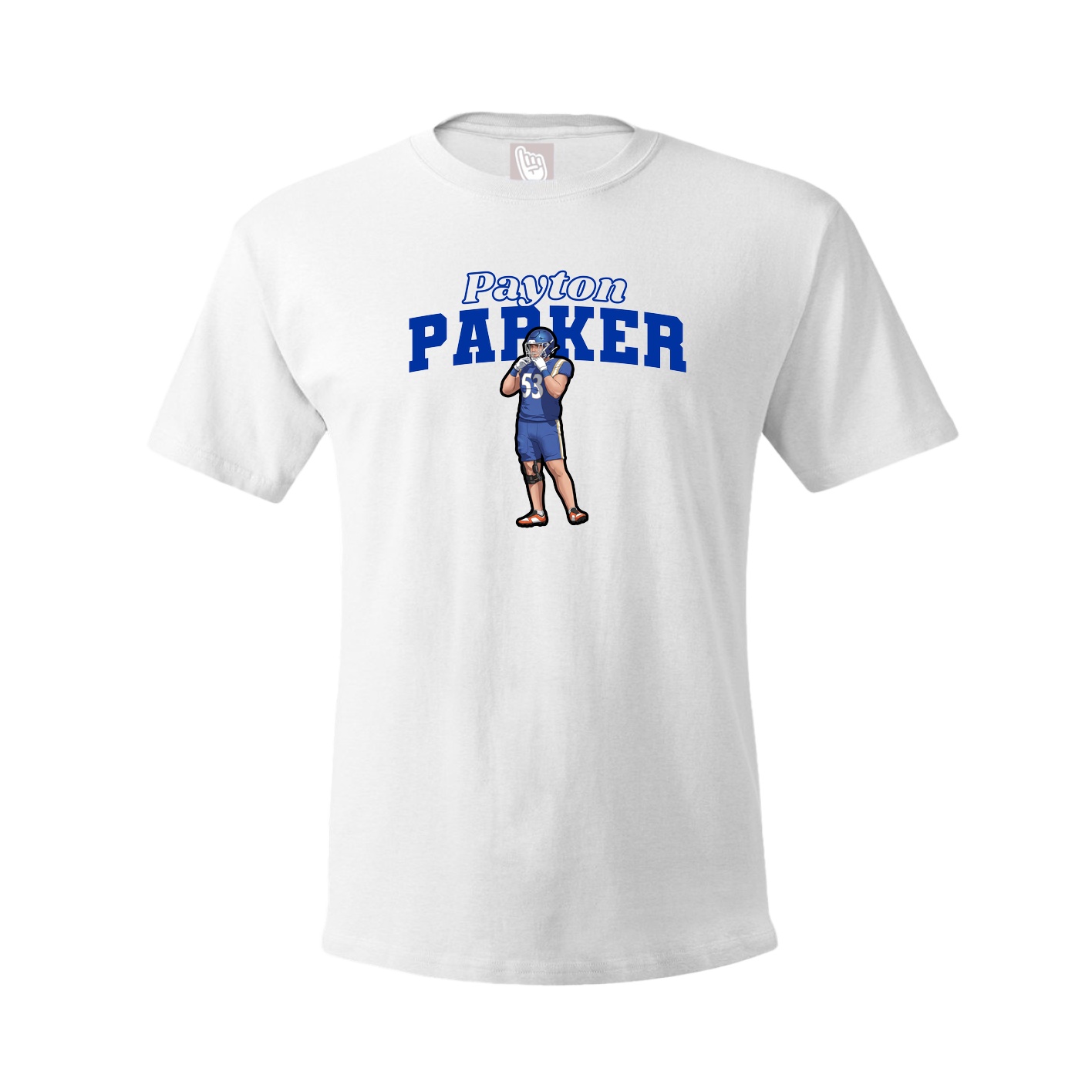 Tee — Name Arch in White