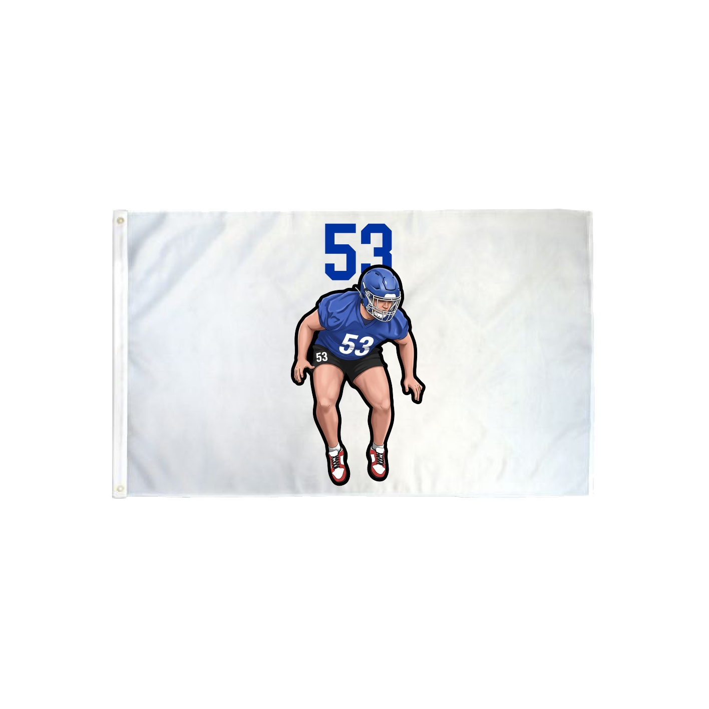 3x5 Flag — Number Top in Classic