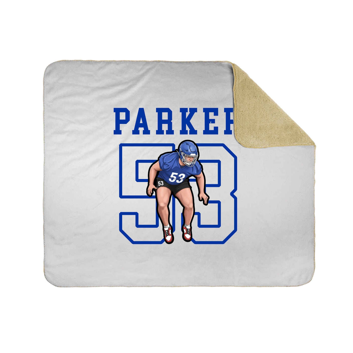 Throw Blanket — Shirsey in White