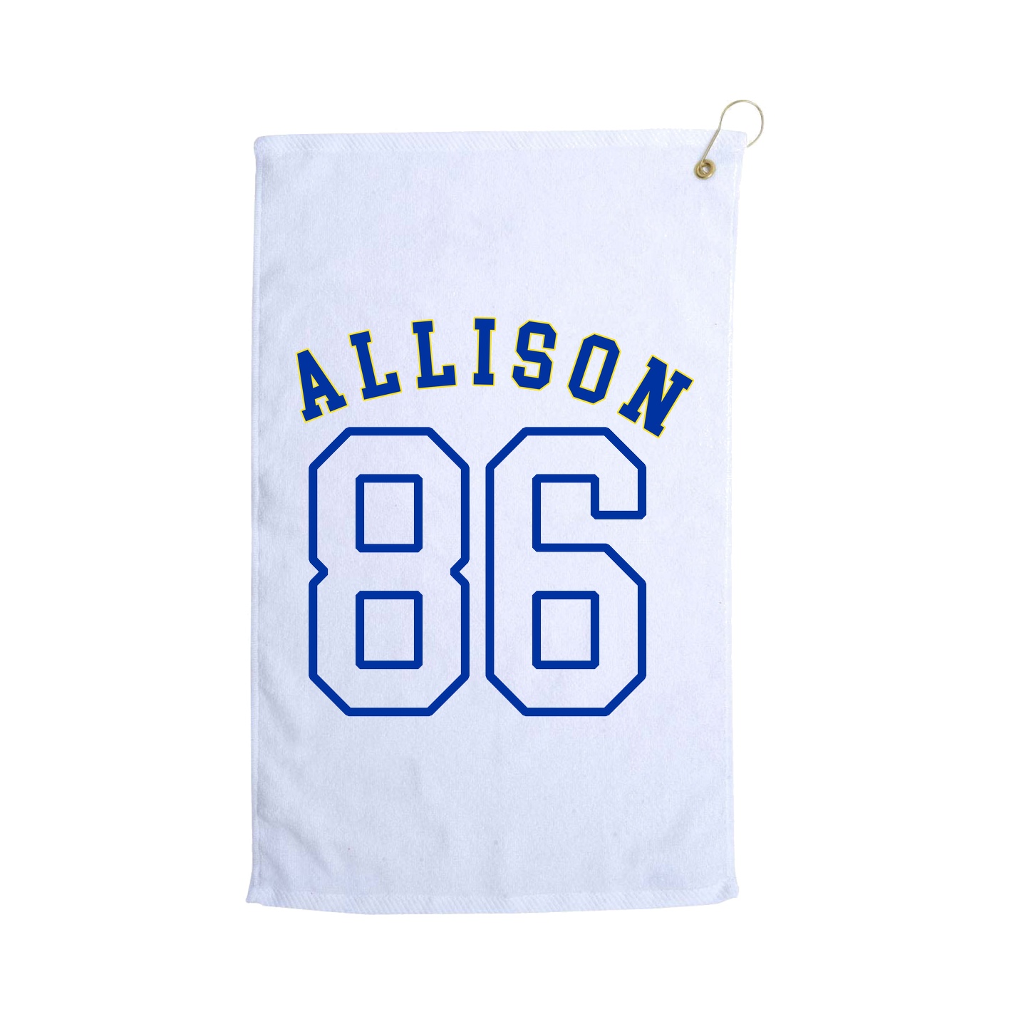 Golf Towel — Shirsey Arch in White