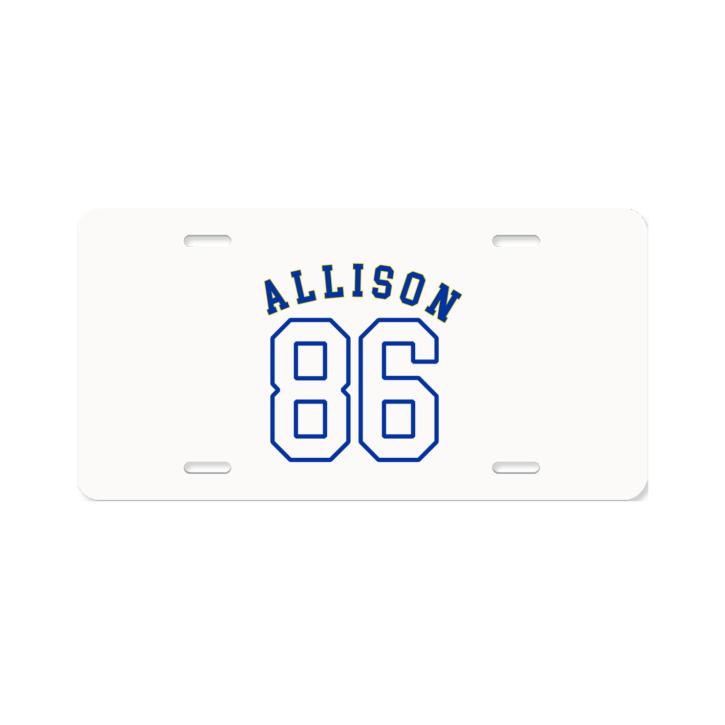 License Plate — Shirsey Arch in Classic