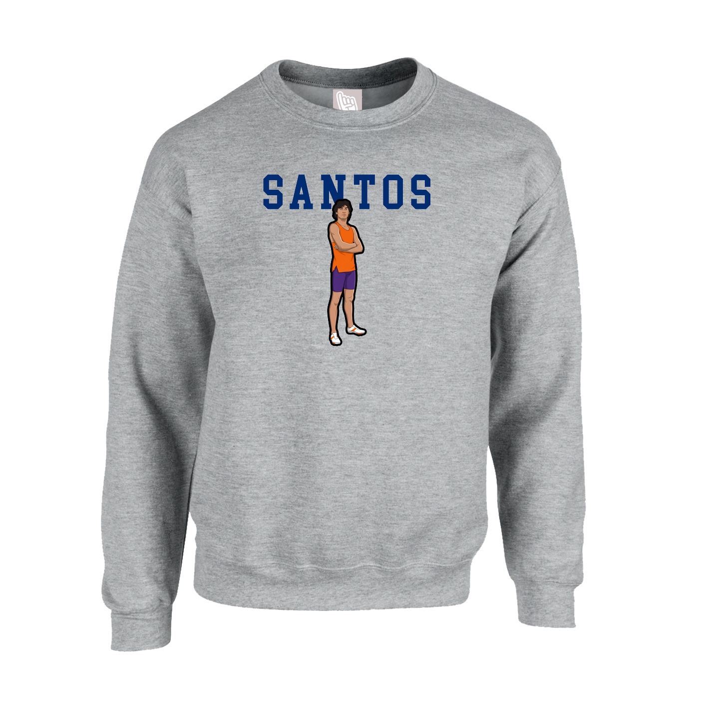 Fleece Crew — Shirsey in Grey