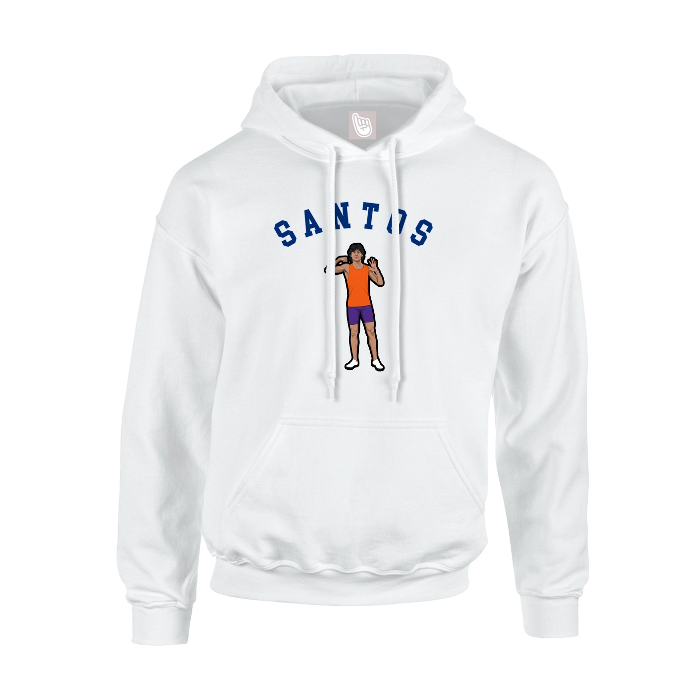 Youth Hoodie — Shirsey Arch in White
