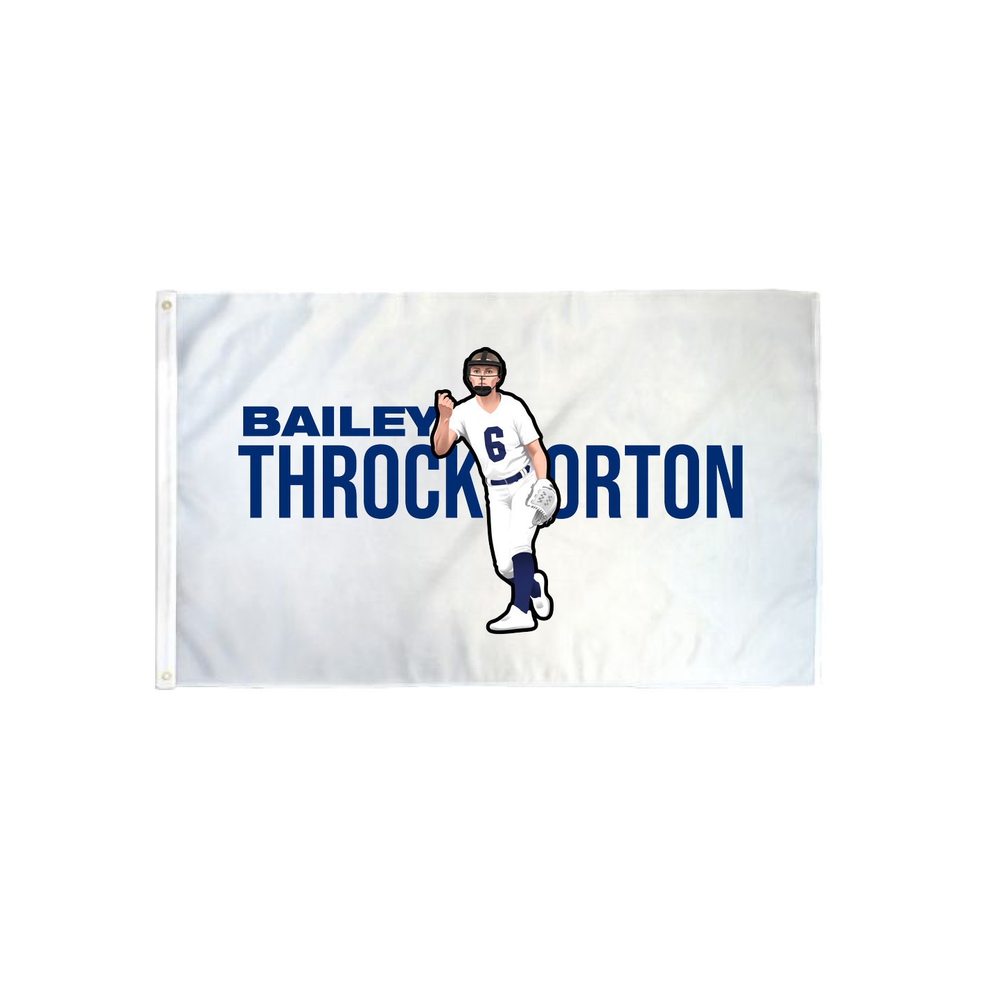 3x5 Flag — Player Name in Classic