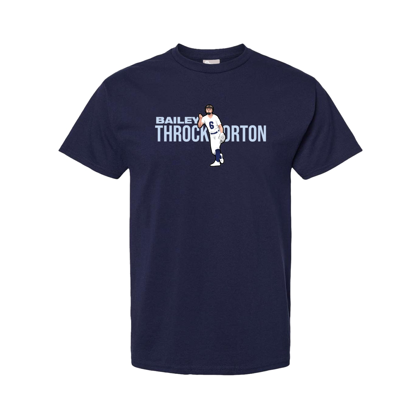 Youth Tee — Player Name in Navy