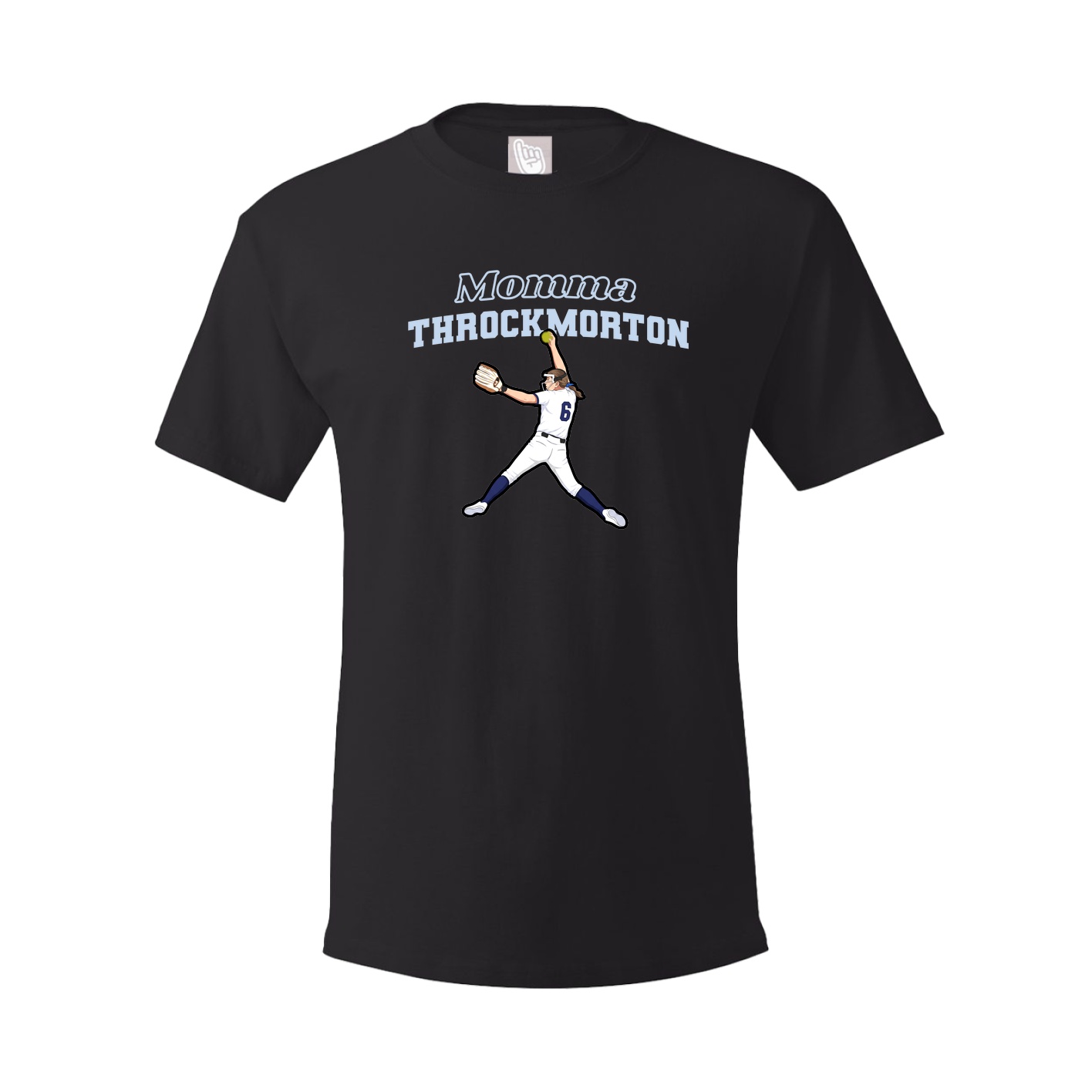 Youth Tee — Mothers Day Block in Black