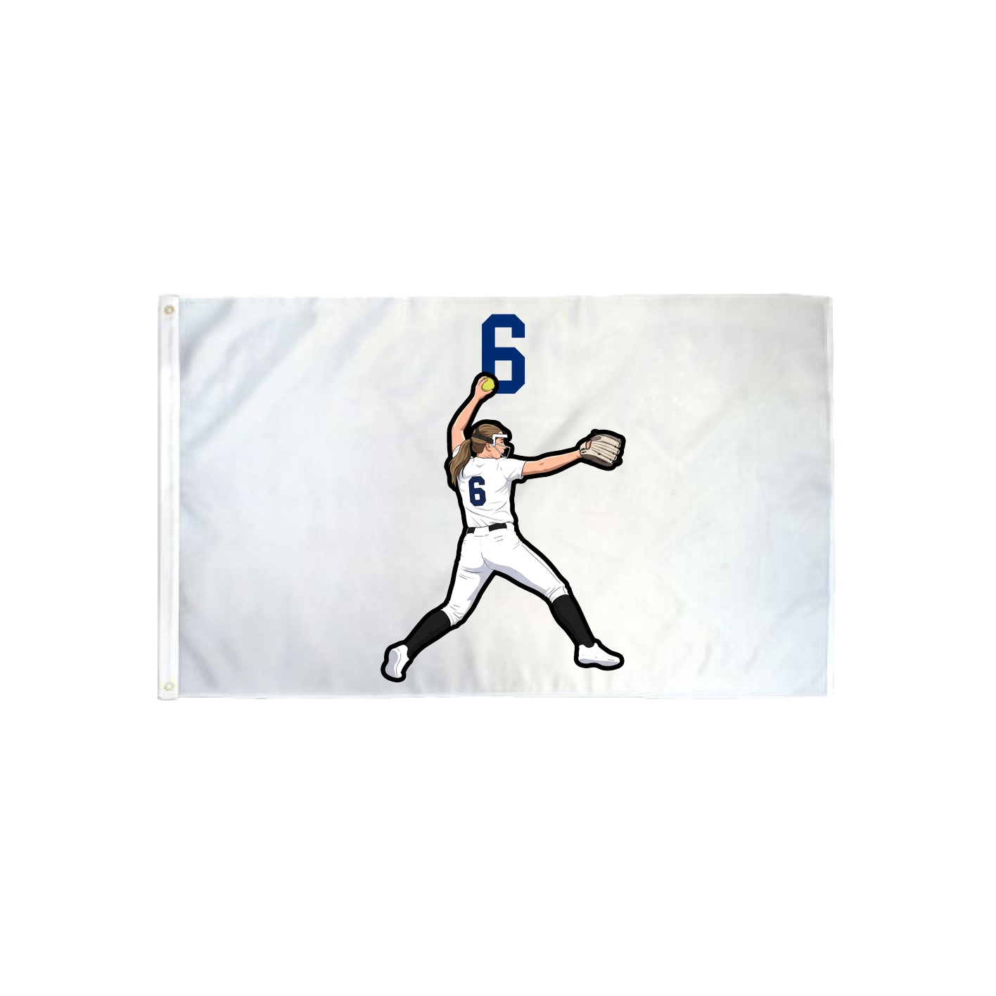 3x5 Flag — Number Top in Classic