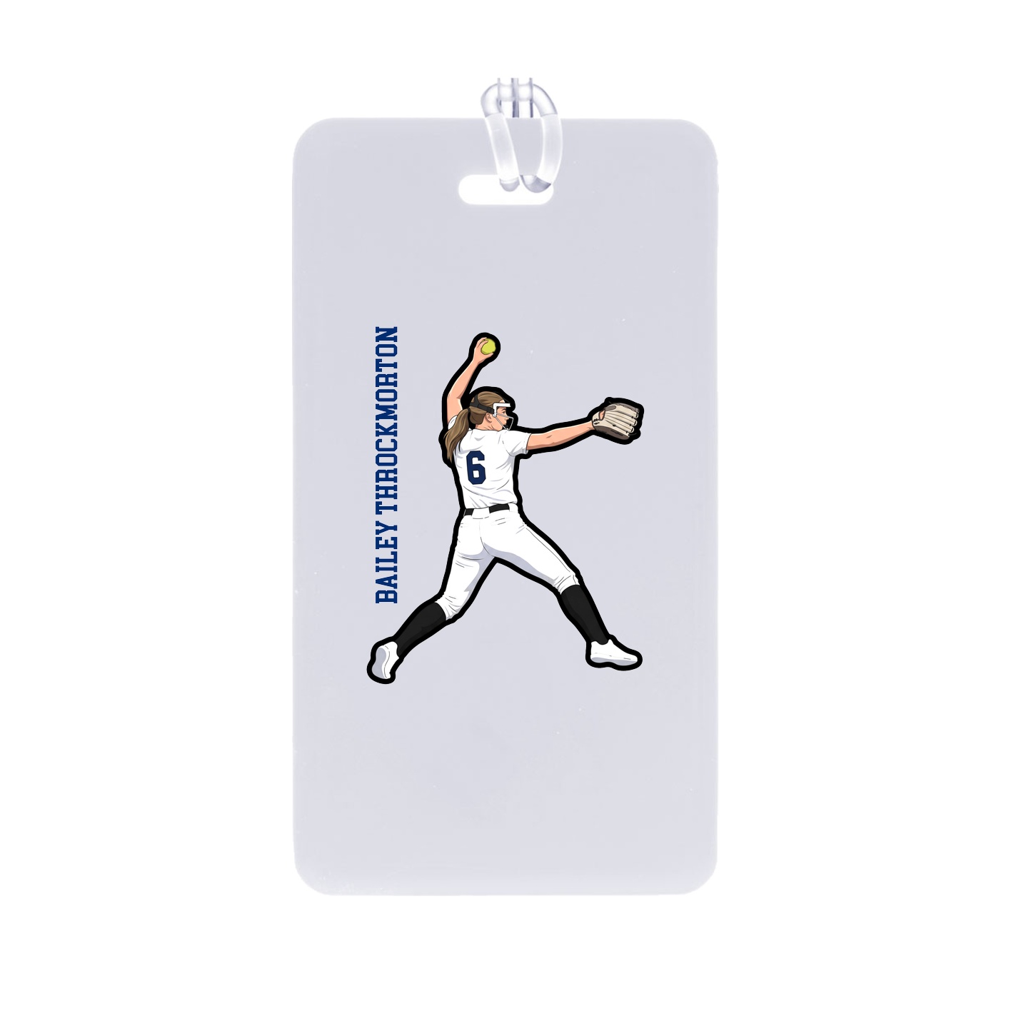 Bag Tag — Name Vertical in Classic