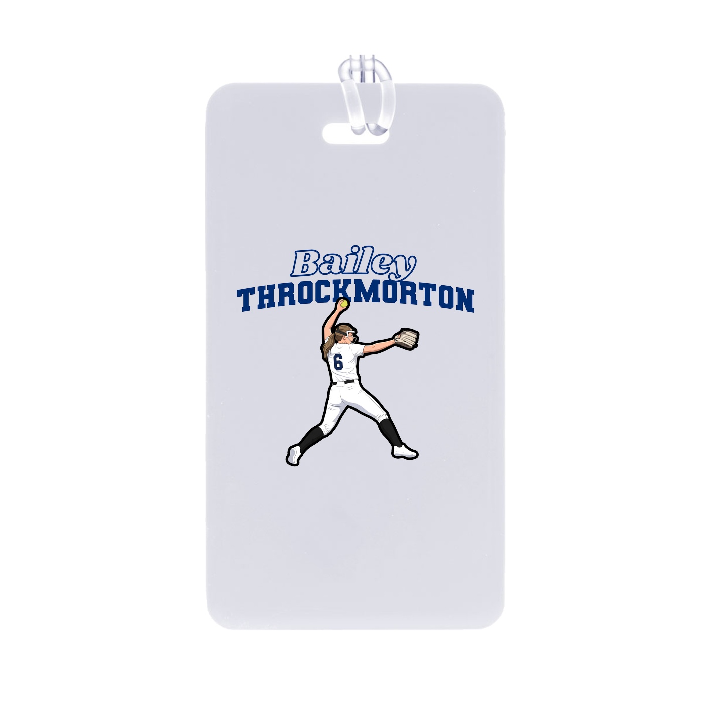 Bag Tag — Name Arch in Classic
