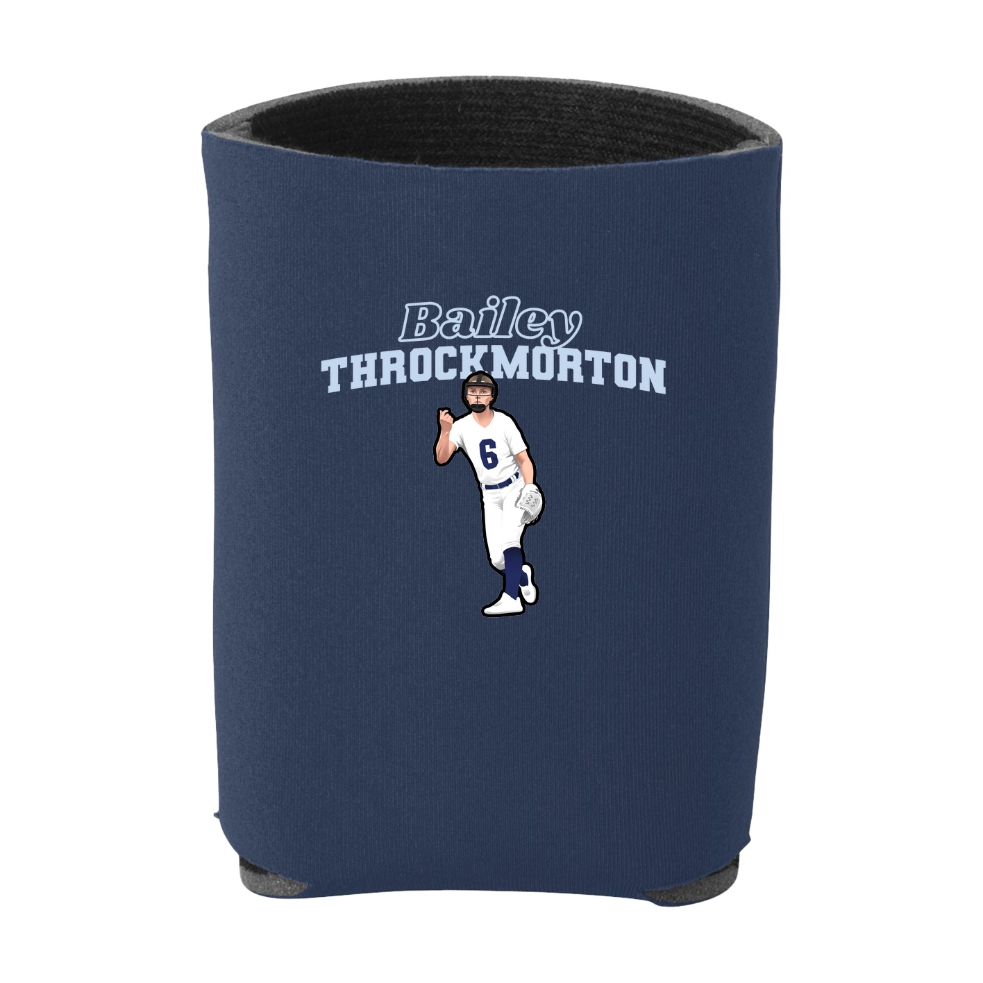 Can Holder — Name Arch in Navy