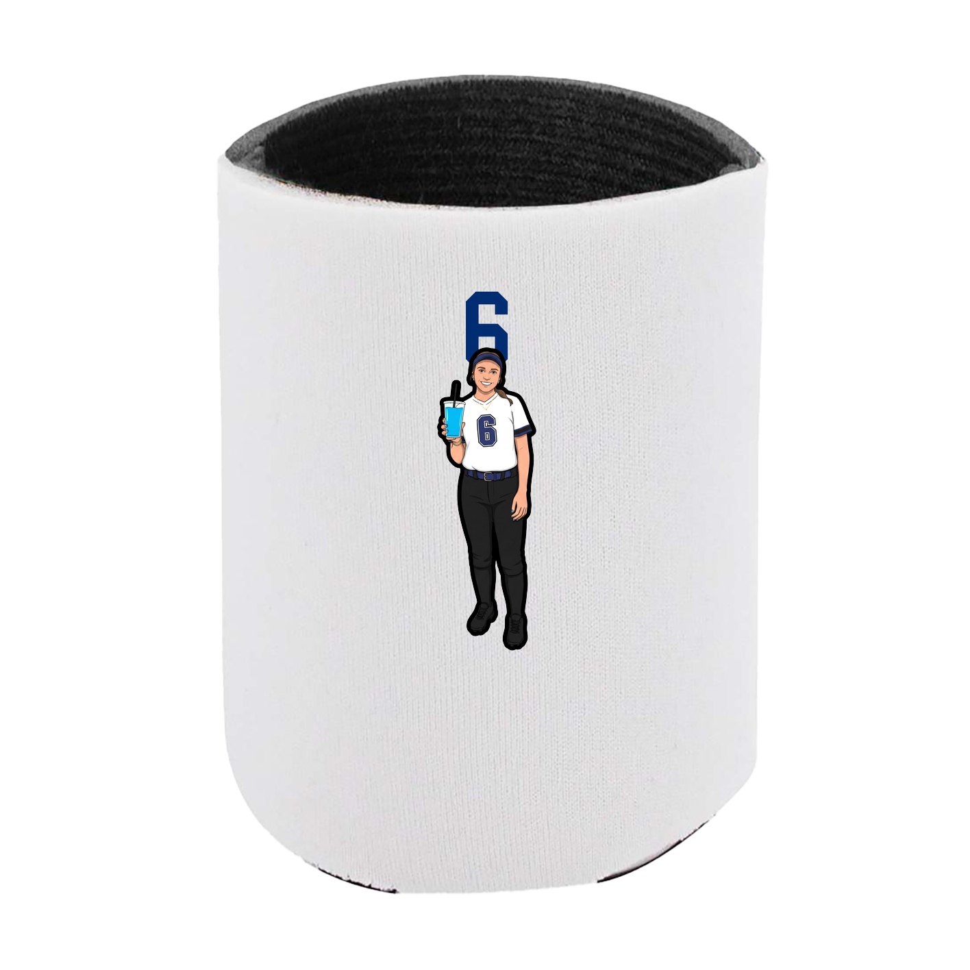 Can Holder — Number Top in White