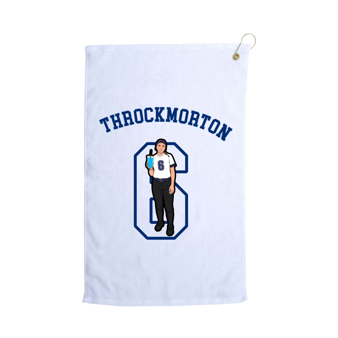 Golf Towel — Shirsey Arch in White