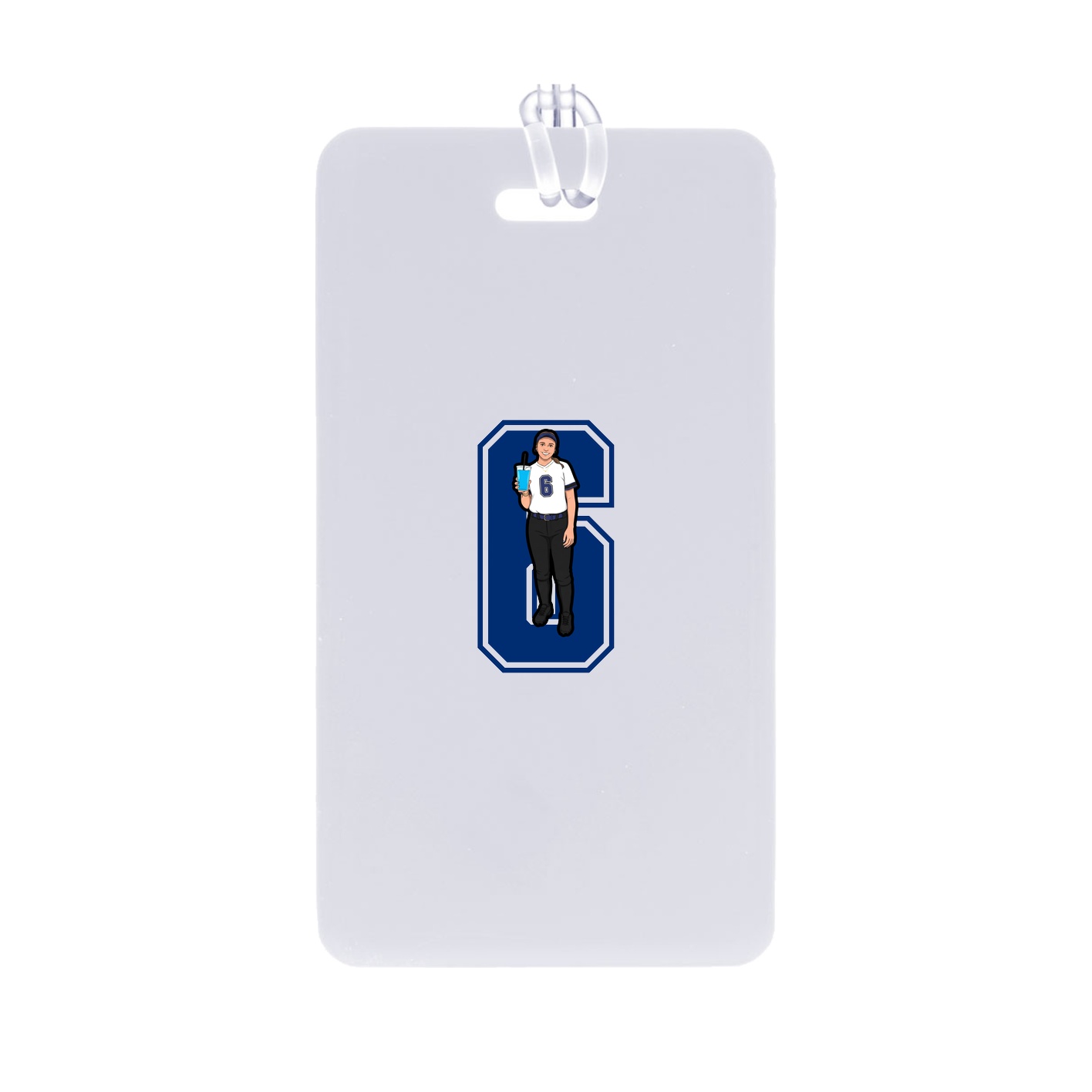 Bag Tag — Number in Classic