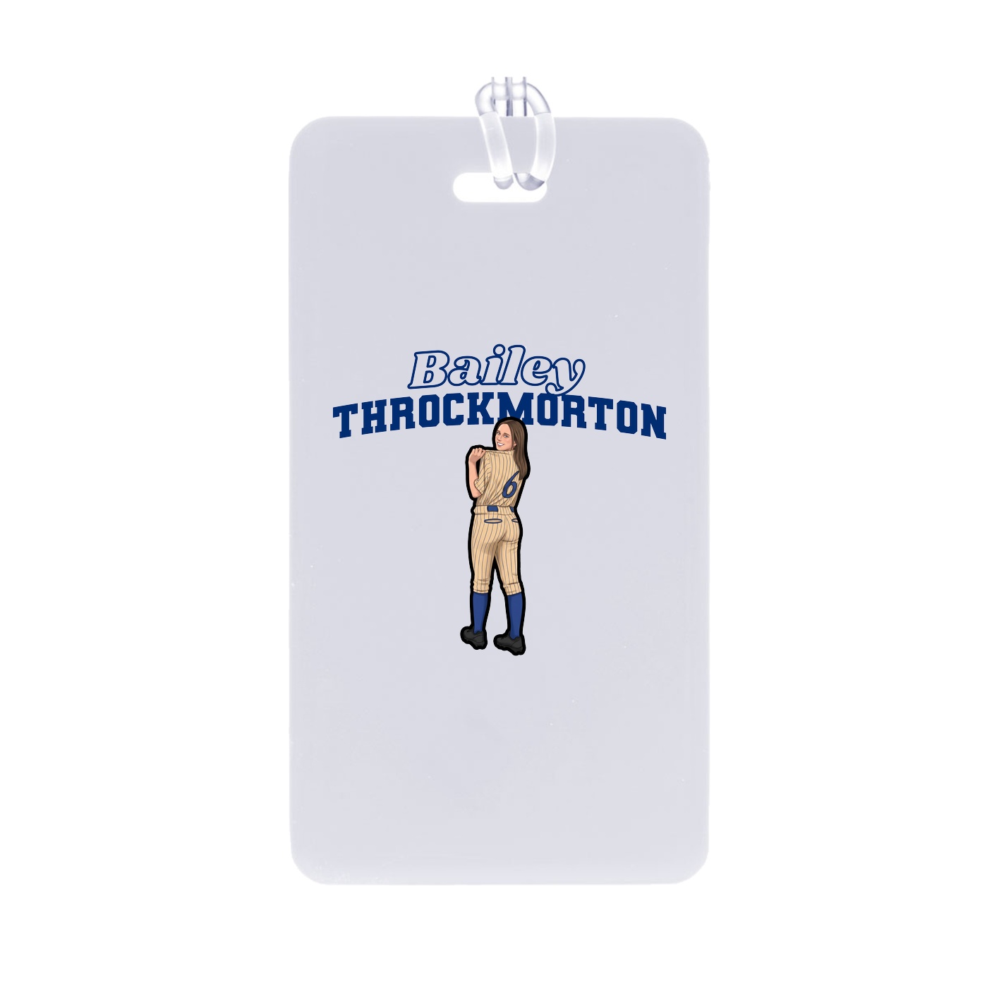 Bag Tag — Name Arch in Classic