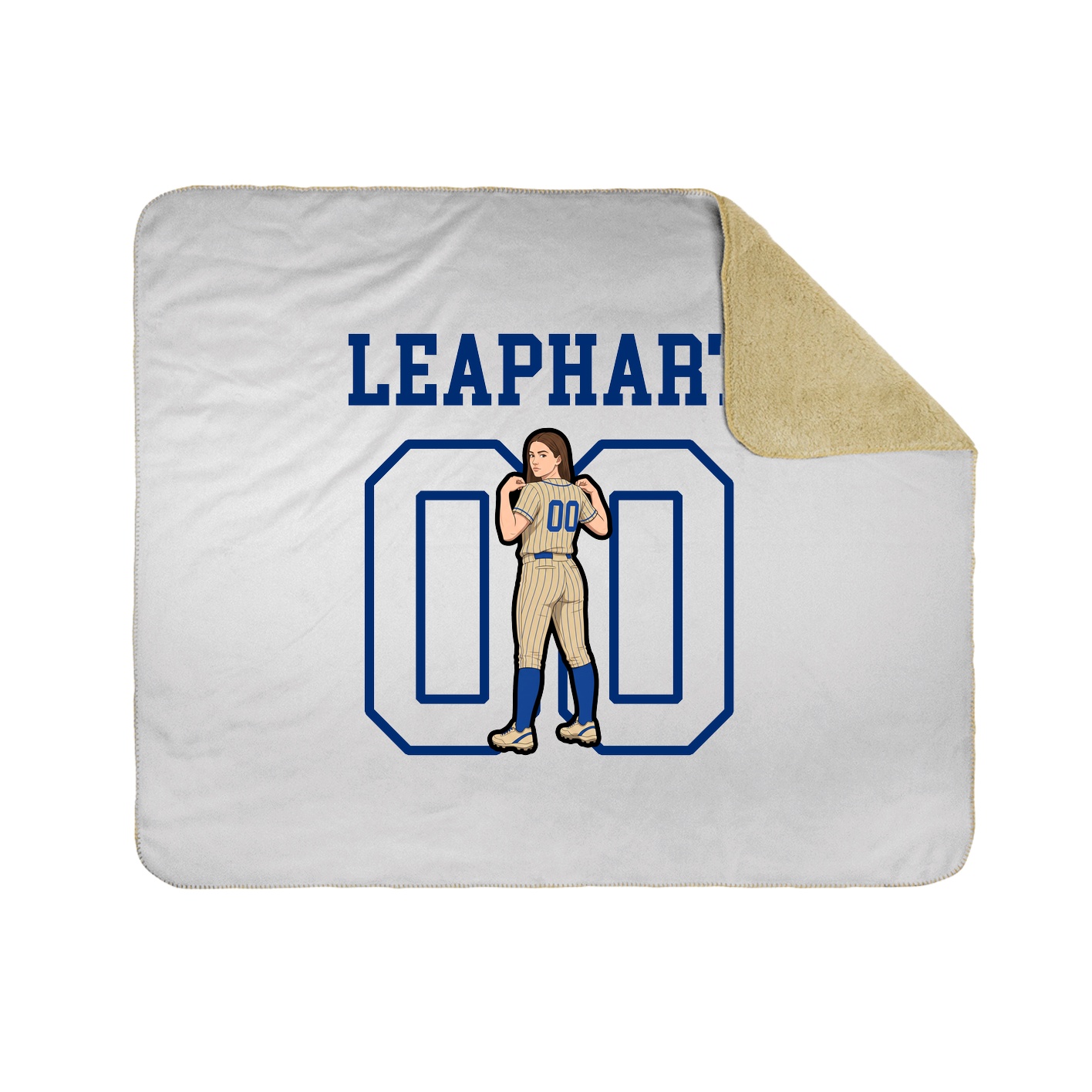 Throw Blanket — Shirsey in White