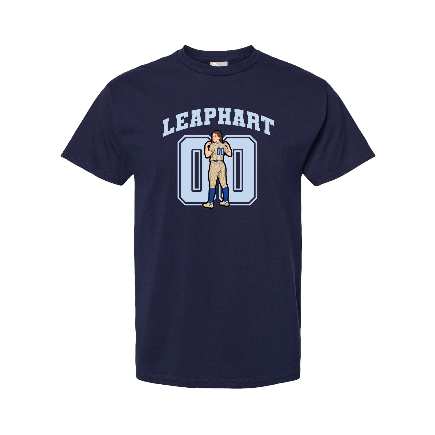 Tee — Number in Navy