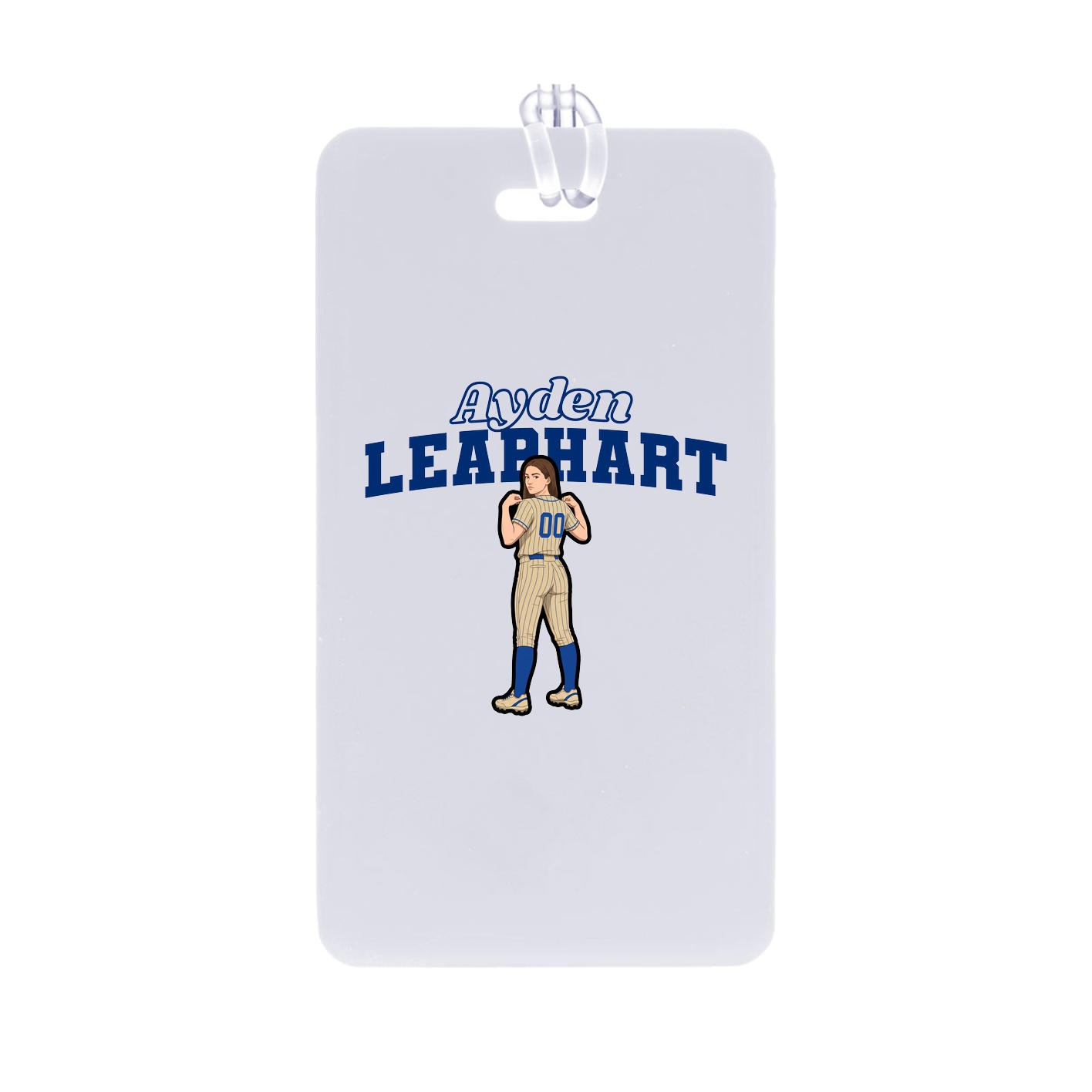 Bag Tag — Name Arch in Classic