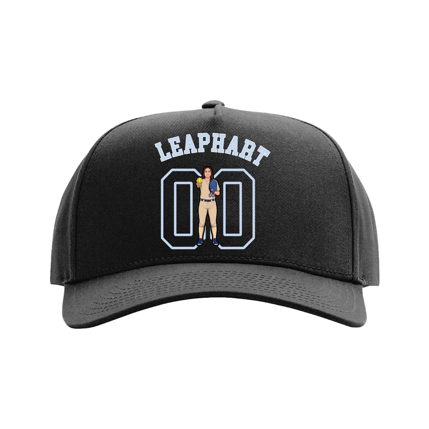 Full Fabric Five-Panel Champ Cap