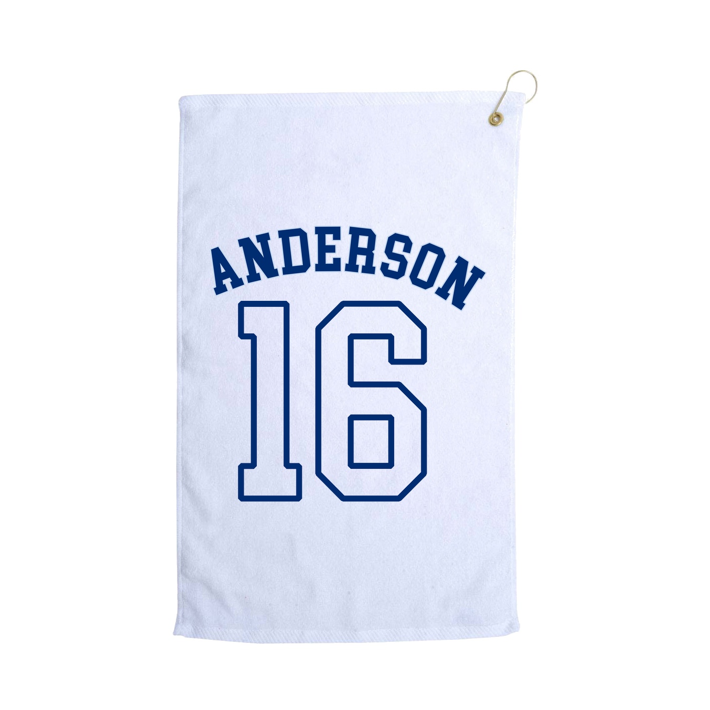 Golf Towel — Shirsey Arch in White