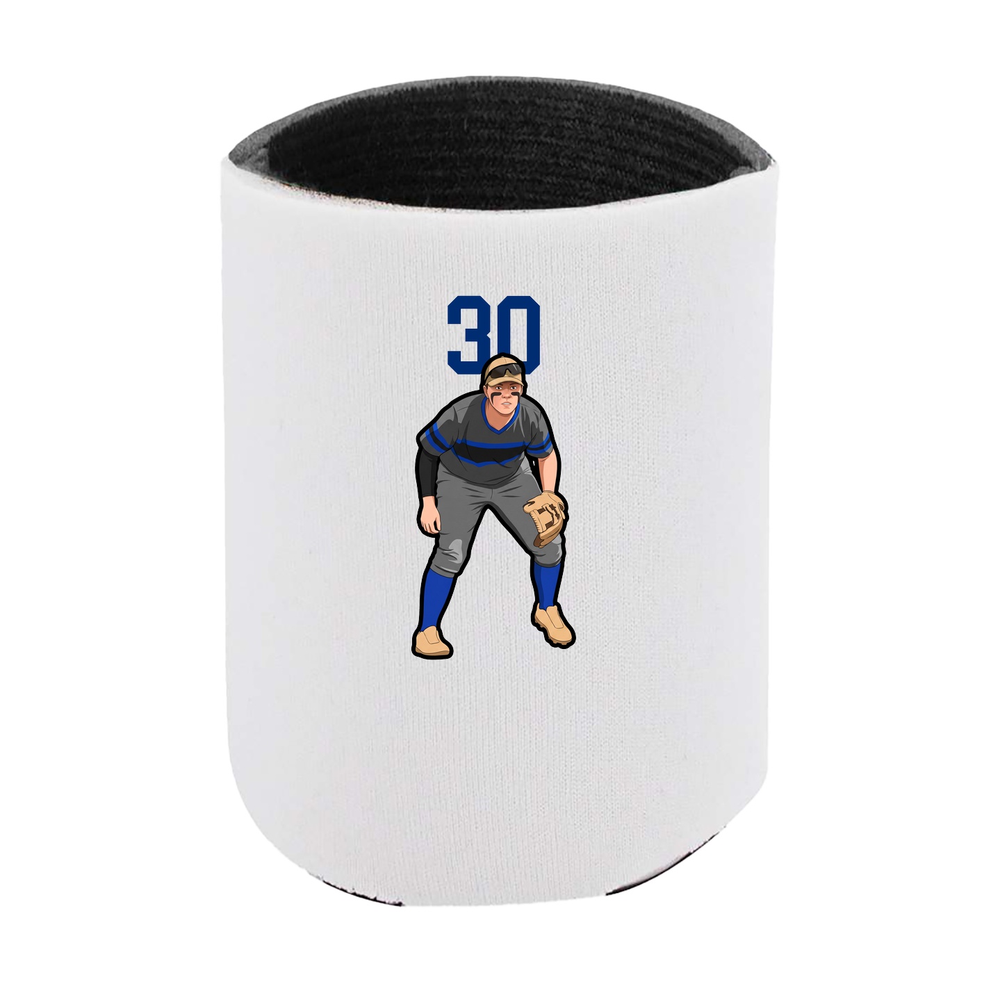 Can Holder — Number Top in White