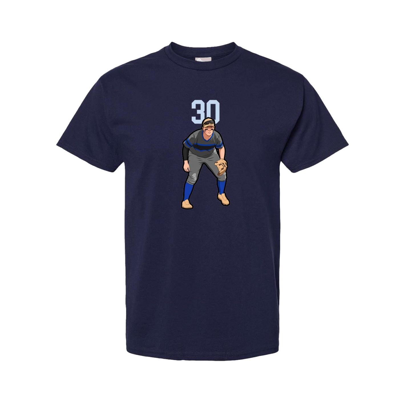 Tee — Number Top in Navy