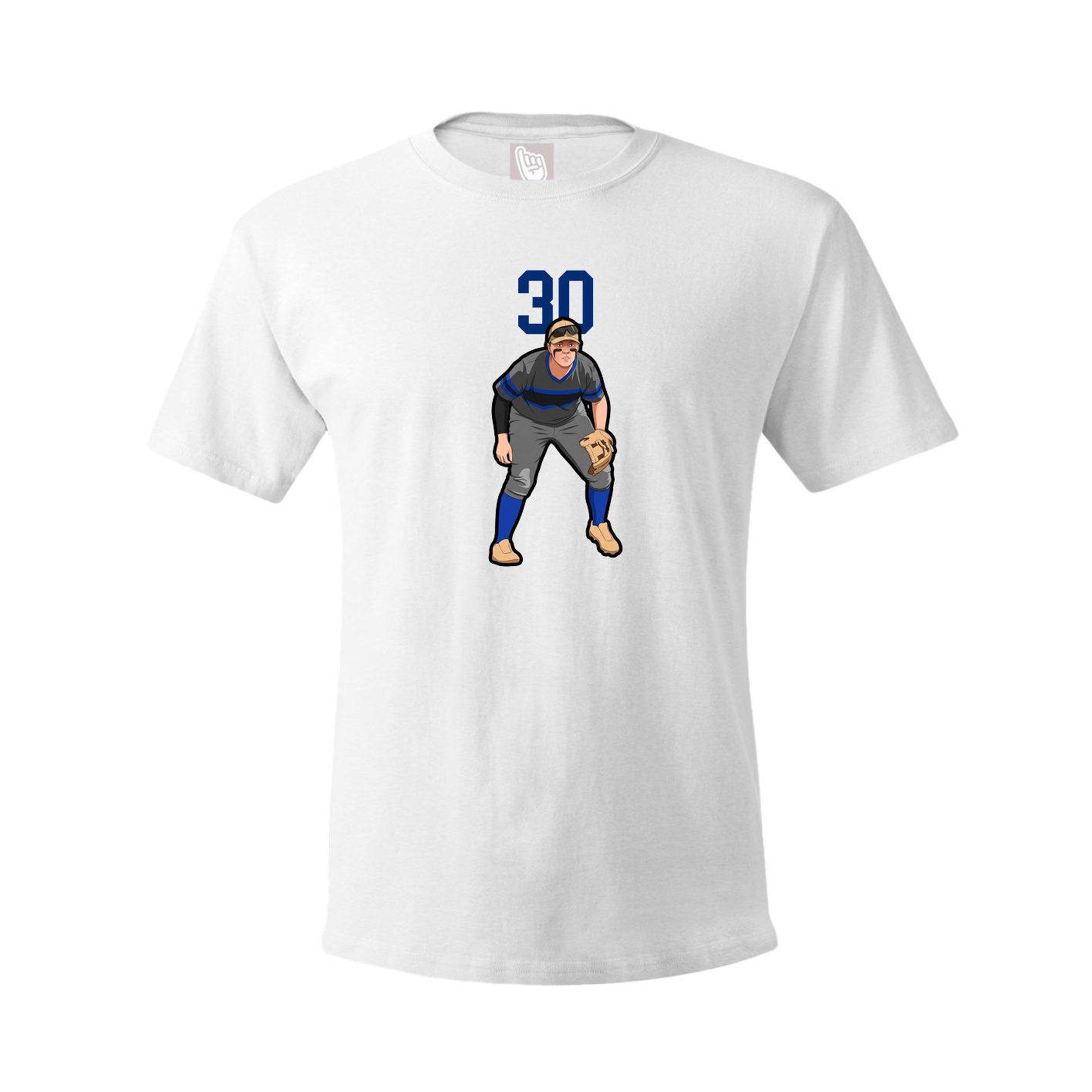Tee — Number Top in White