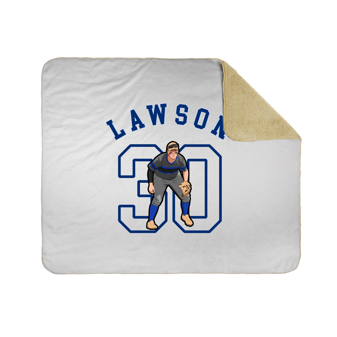 Throw Blanket — Shirsey Arch in White
