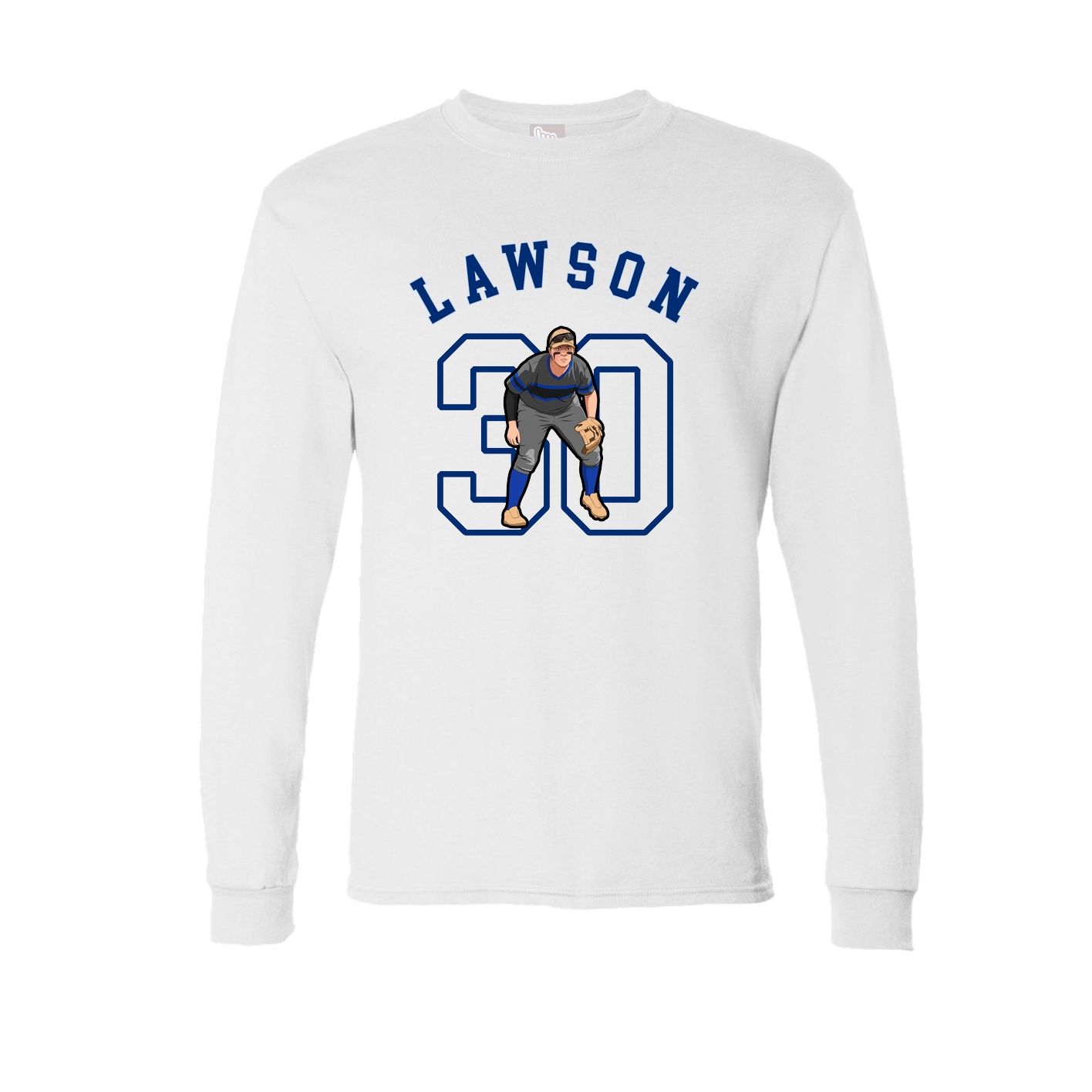 Long Sleeve Tee — Shirsey Arch in White