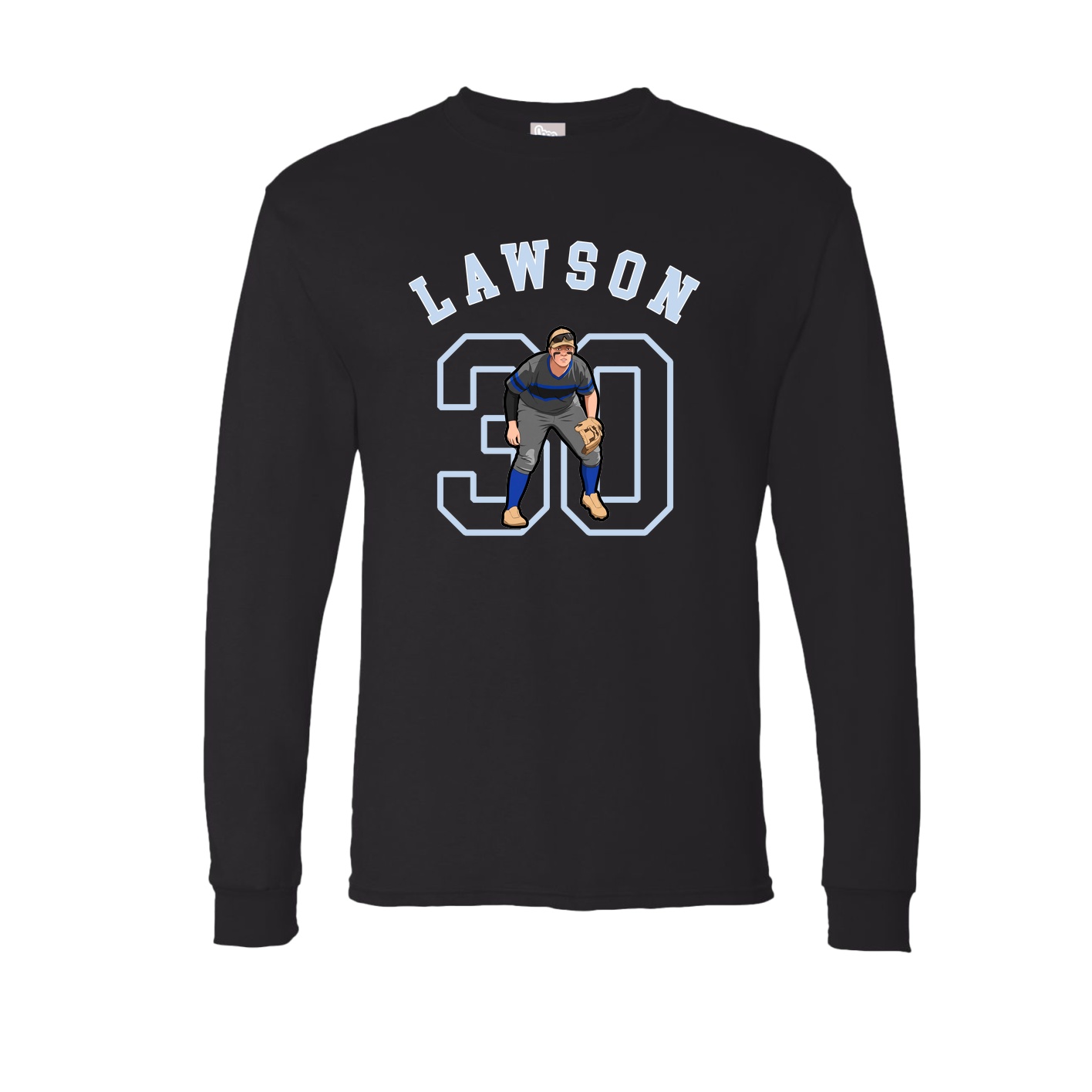 Long Sleeve Tee — Shirsey Arch in Black