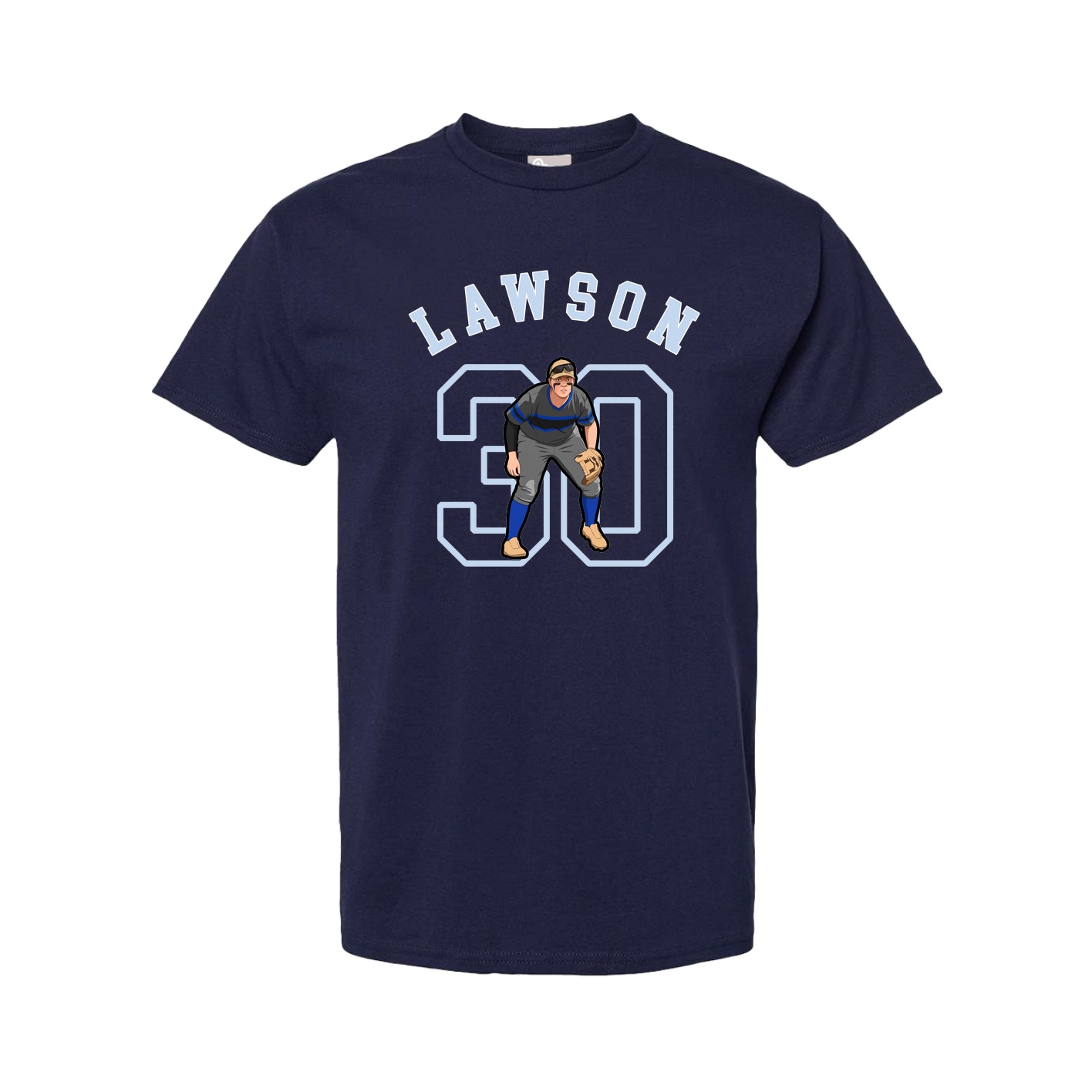 Youth Tee — Shirsey Arch in Navy