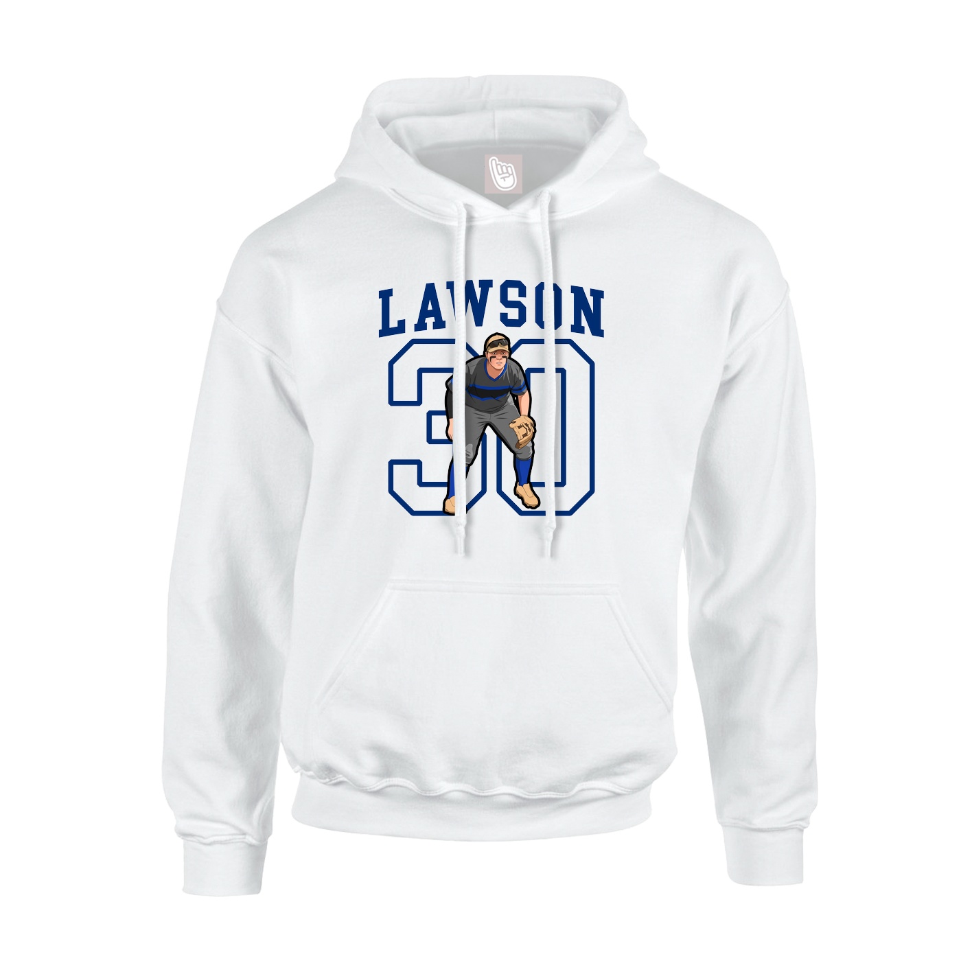 Hoodie — Shirsey in White