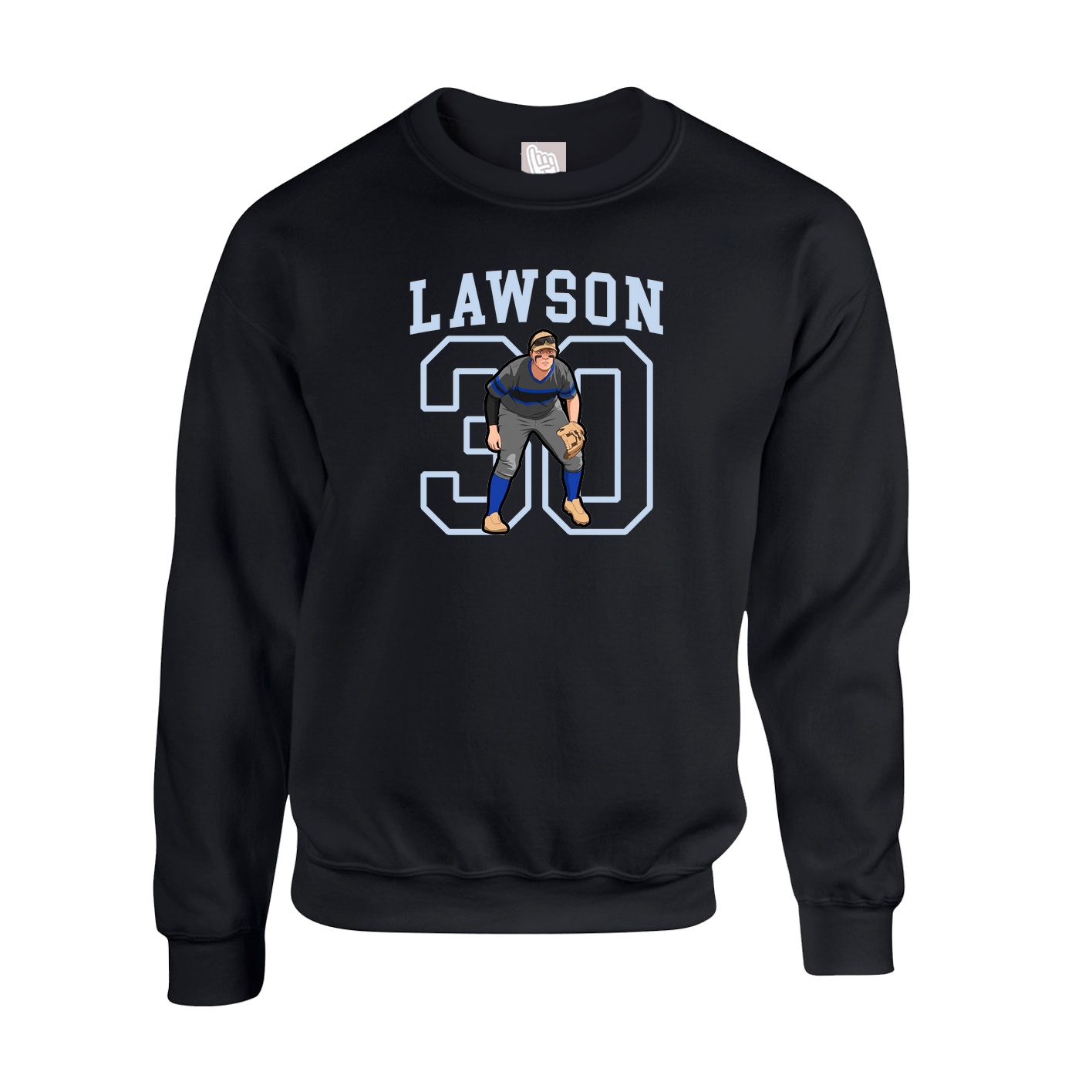 Fleece Crew — Shirsey in Black