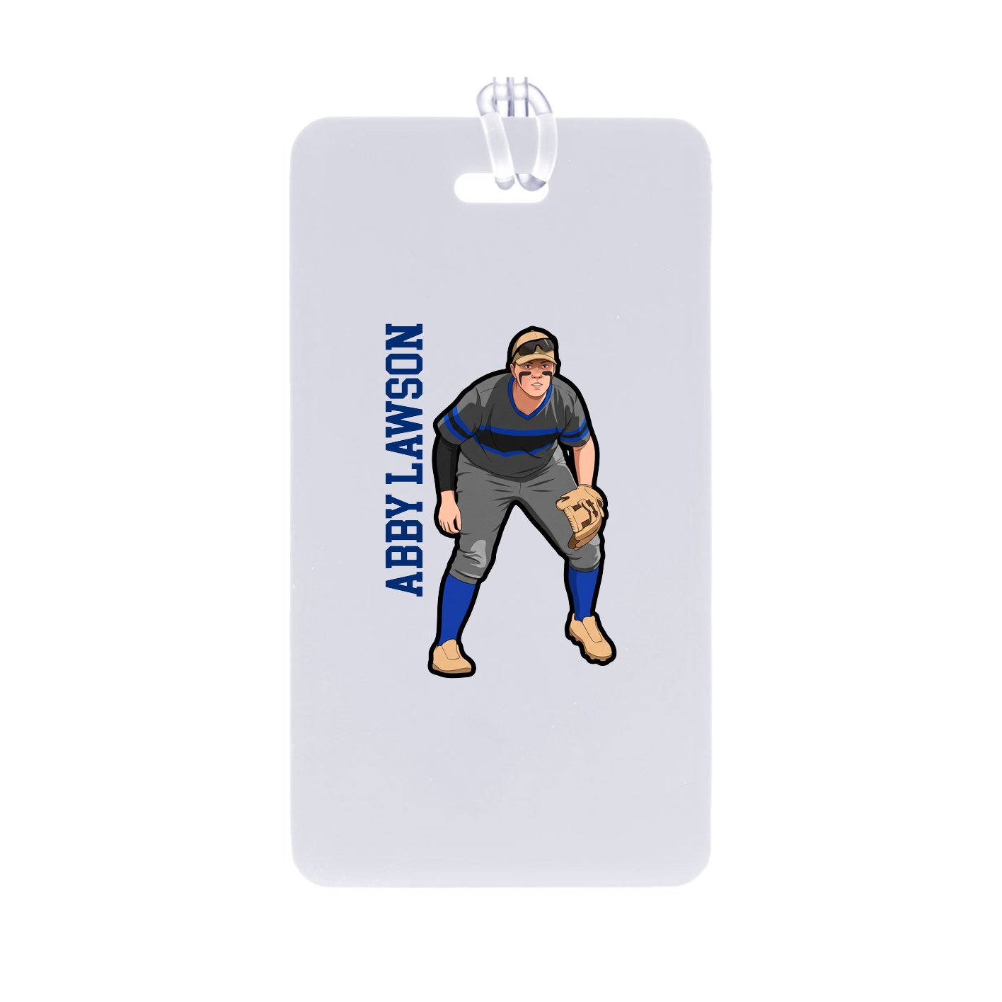 Bag Tag — Name Vertical in Classic