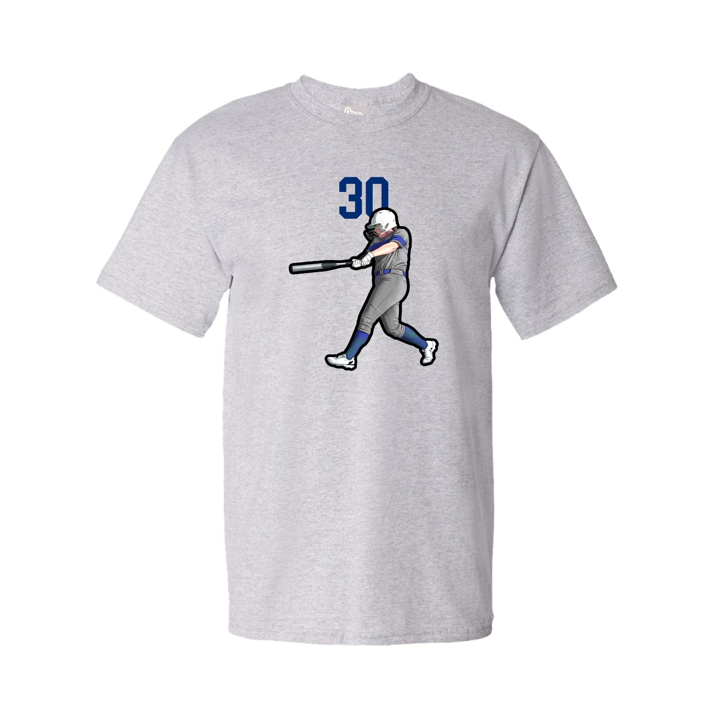 Tee — Number Top in Grey