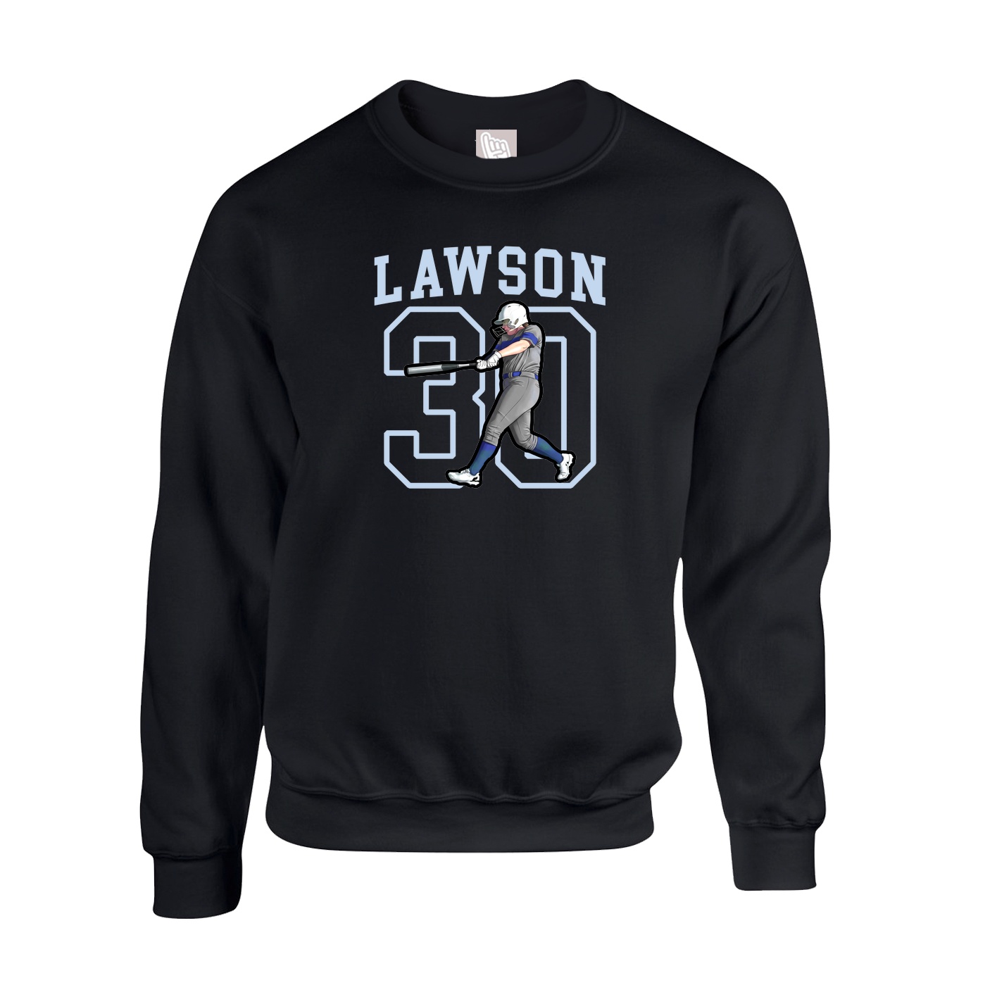 Fleece Crew — Shirsey in Black