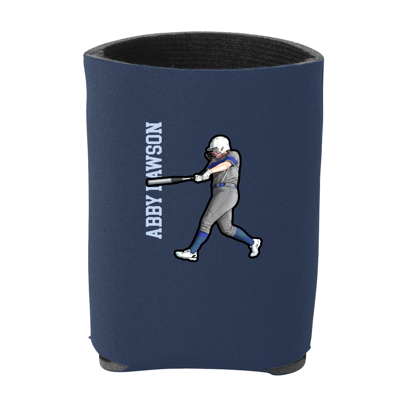 Can Holder — Name Vertical in Navy