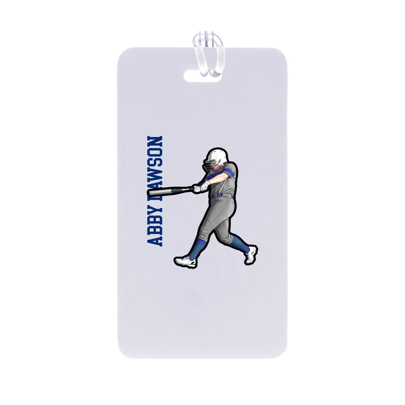 Bag Tag — Name Vertical in Classic