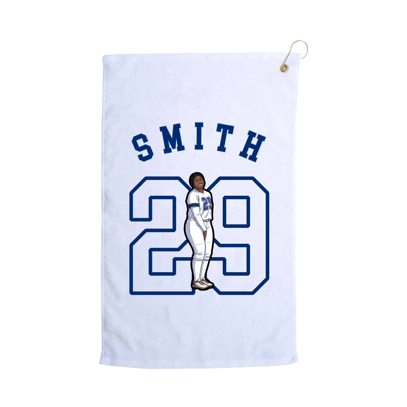 Golf Towel — Shirsey Arch in White