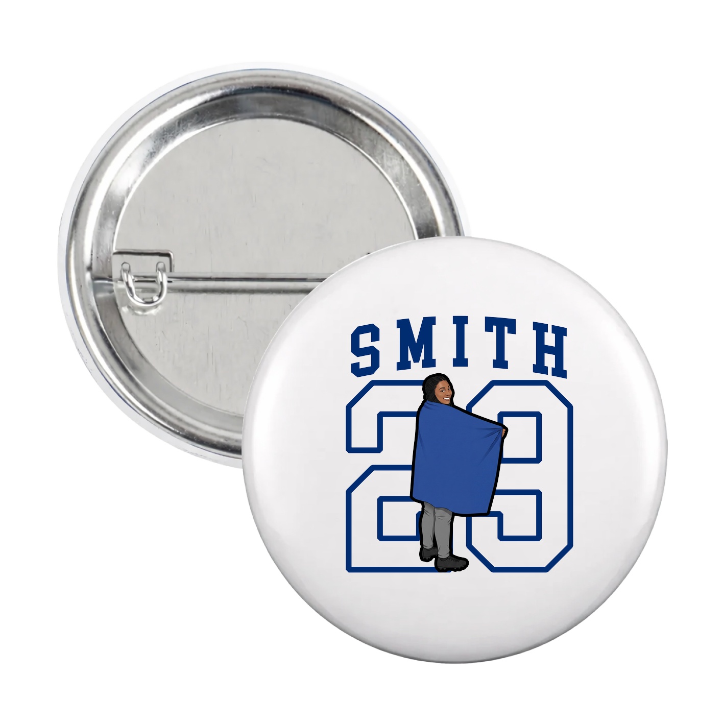 Game Day Button — Shirsey in White
