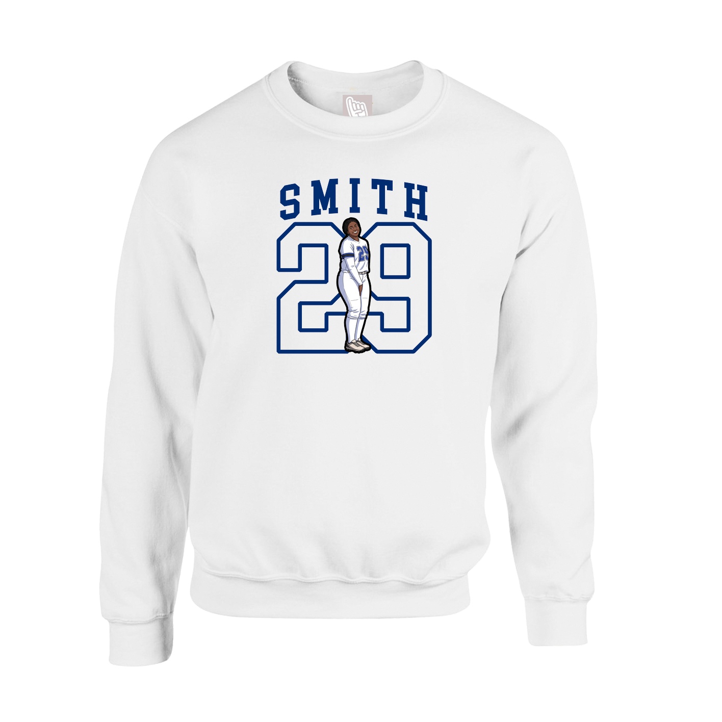 Fleece Crew — Shirsey in White