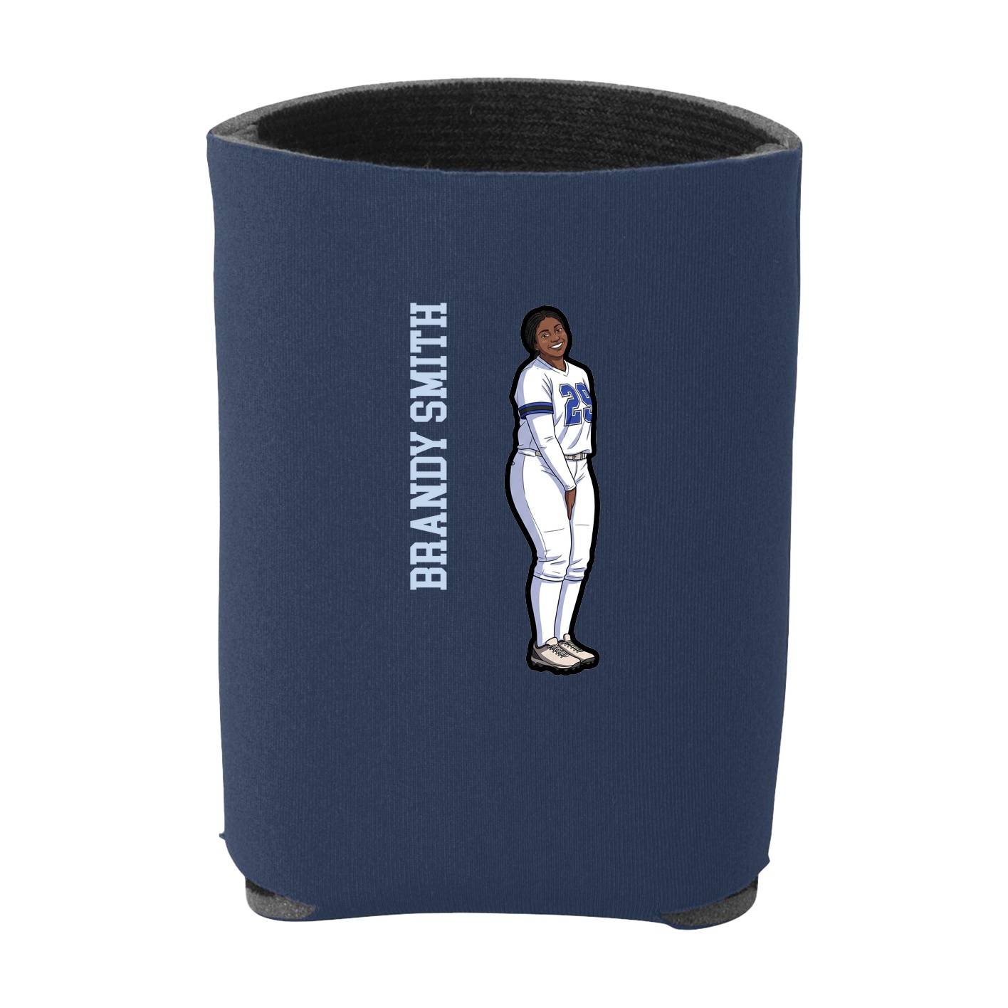 Can Holder — Name Vertical in Navy