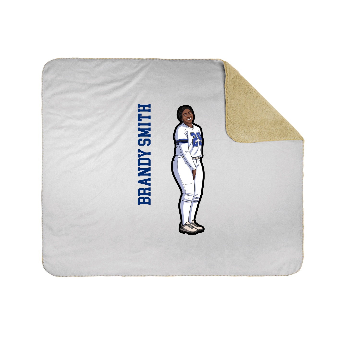 50x60 Sherpa Lined Throw Blanket