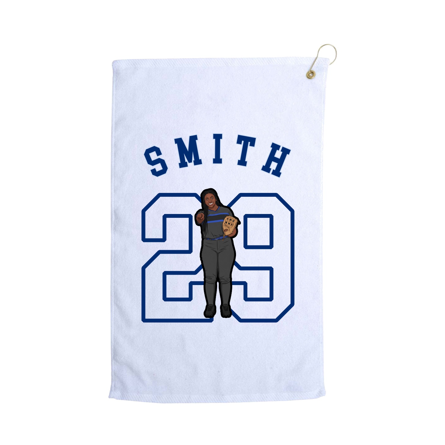 Golf Towel — Shirsey Arch in White