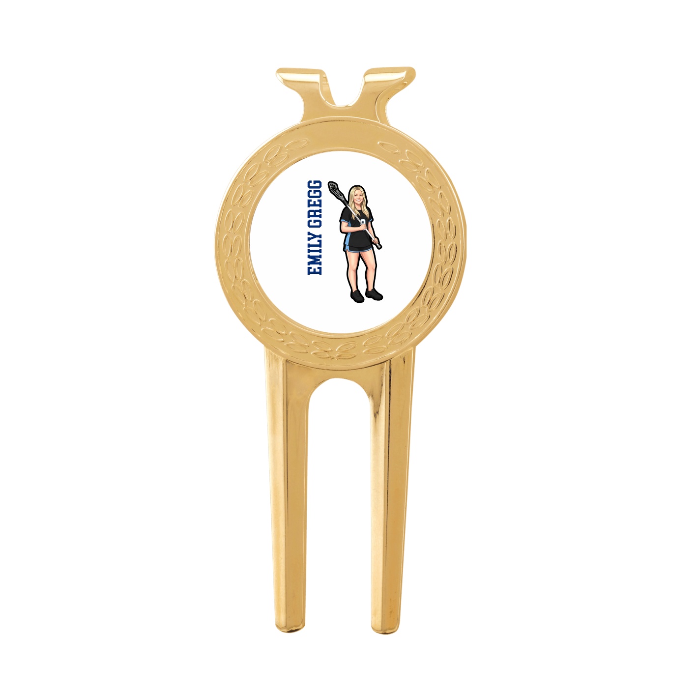 Divot Tool with Ball Marker — Name Vertical in Classic