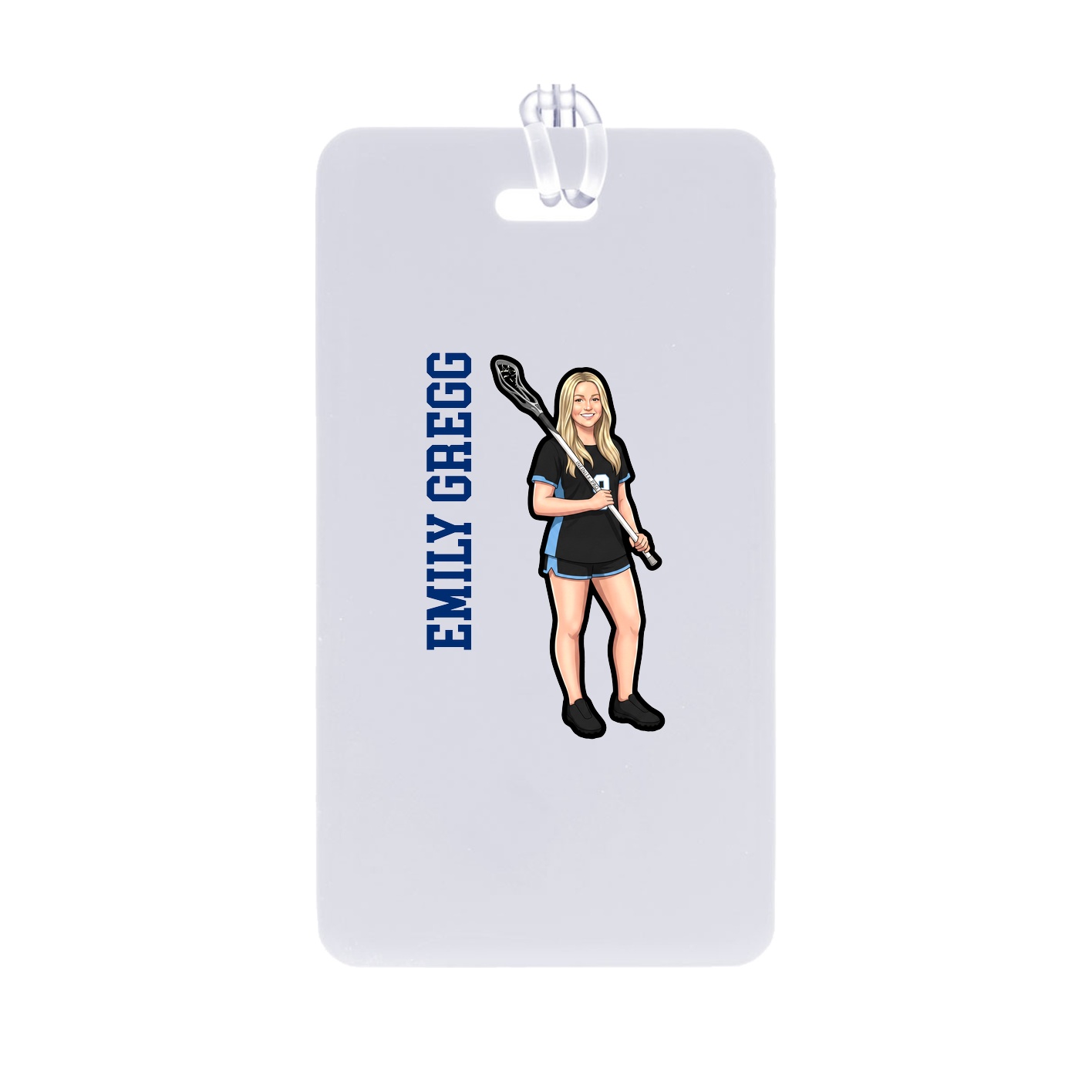 Bag Tag — Name Vertical in Classic