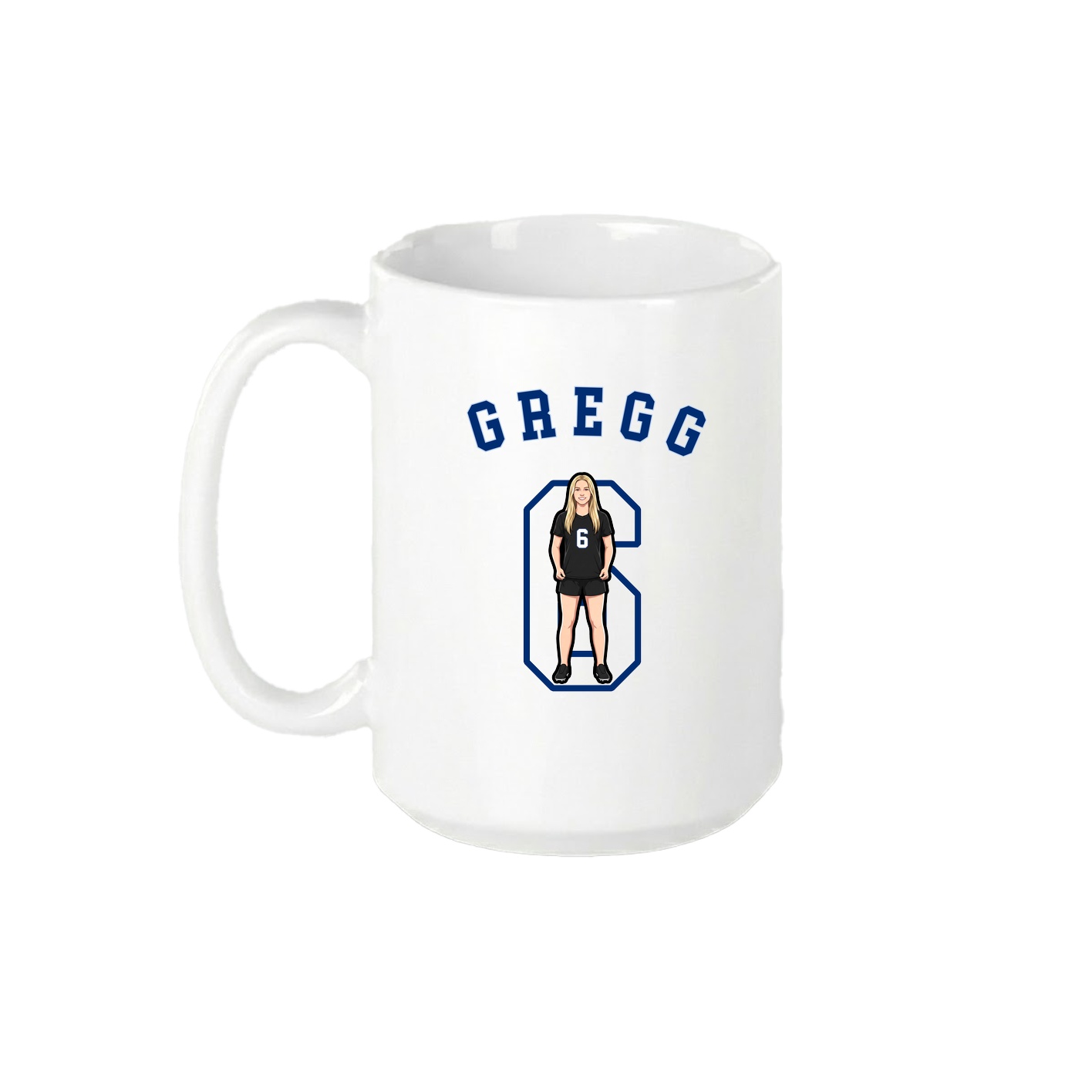 15oz Coffee Mug — Shirsey Arch in White