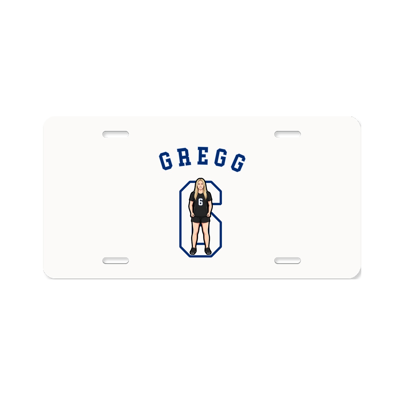 License Plate — Shirsey Arch in Classic