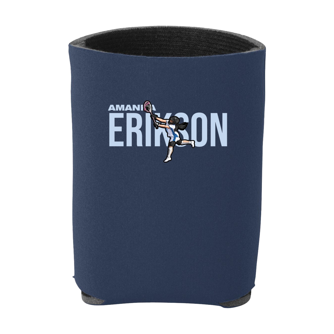 Can Holder — Player Name in Navy